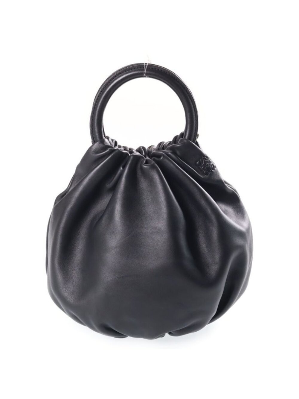 Loewe Bounce Anagram Handbag Black Leather